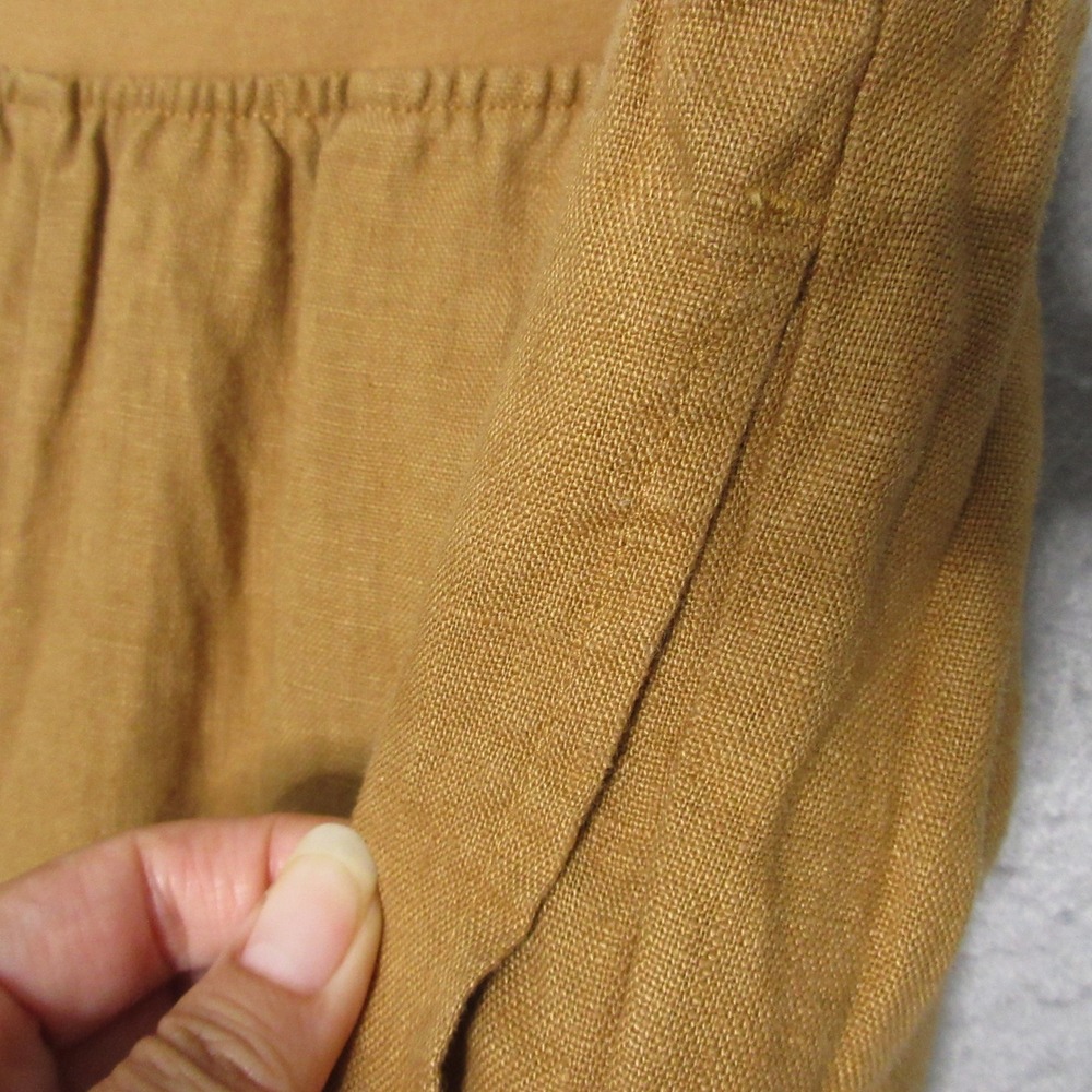 Soft Surroundings Pants Linen Aliso Point Wide Leg Boho Coastal Lagenlook Pocket - Picture 3 of 10